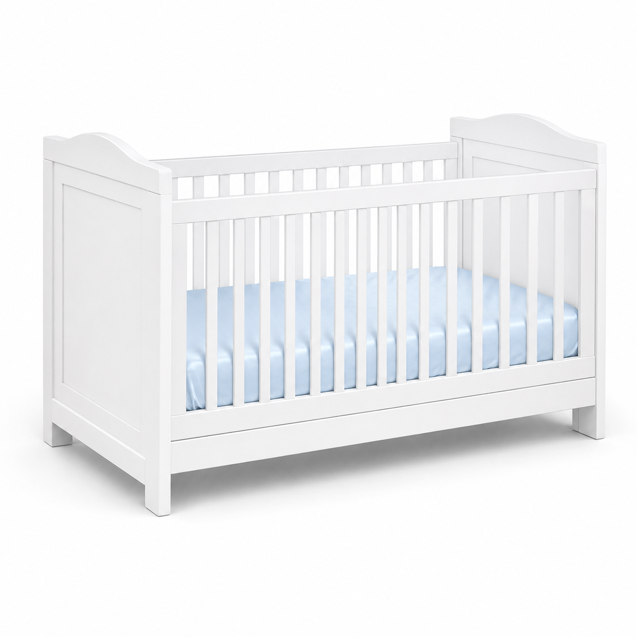 Sky Blue Cot Bed Silk Sheet