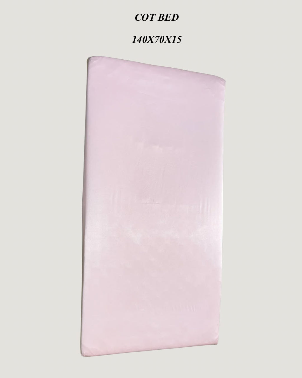 Light Pink Cot Bed Silk Sheet