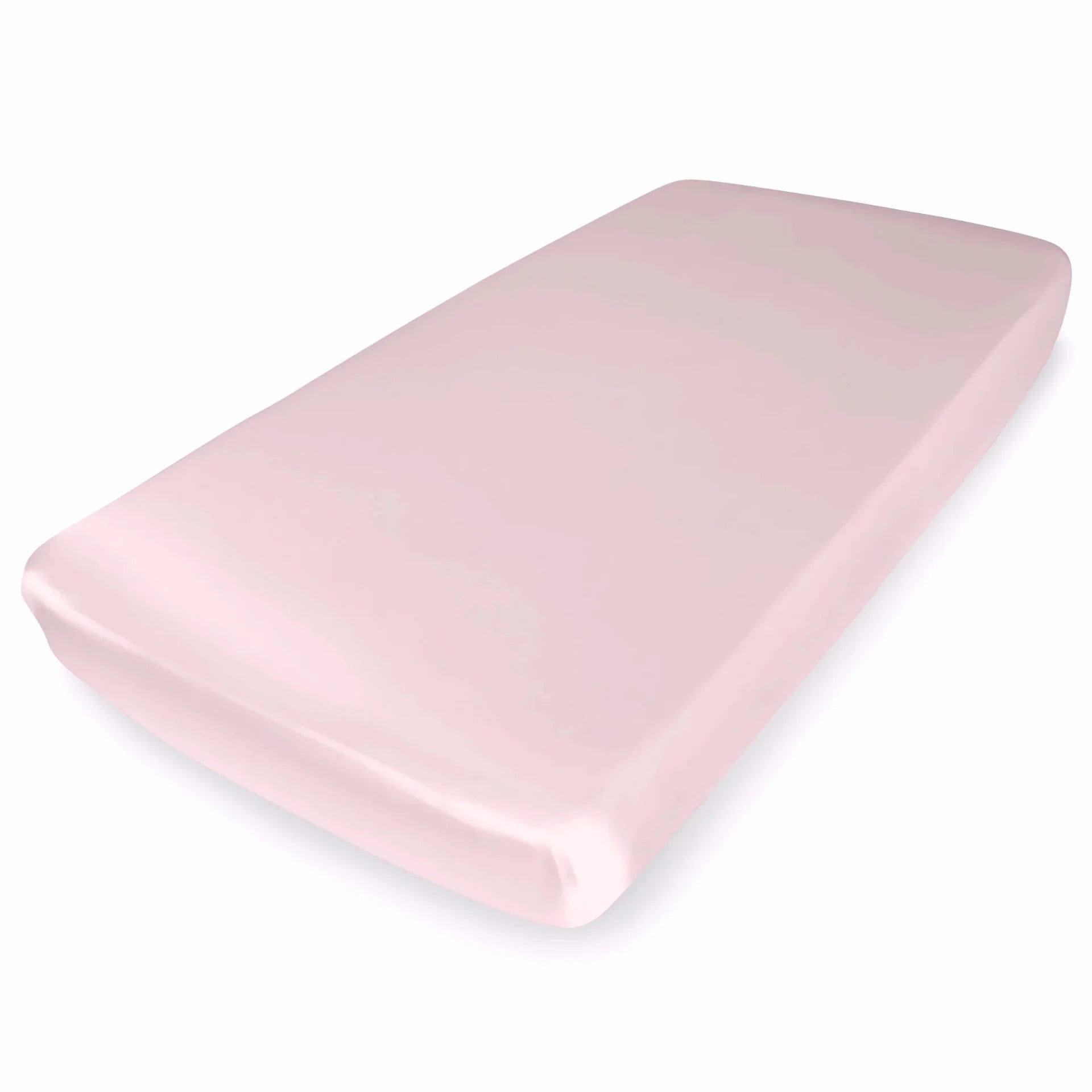 Light Pink Cot Bed Silk Sheet