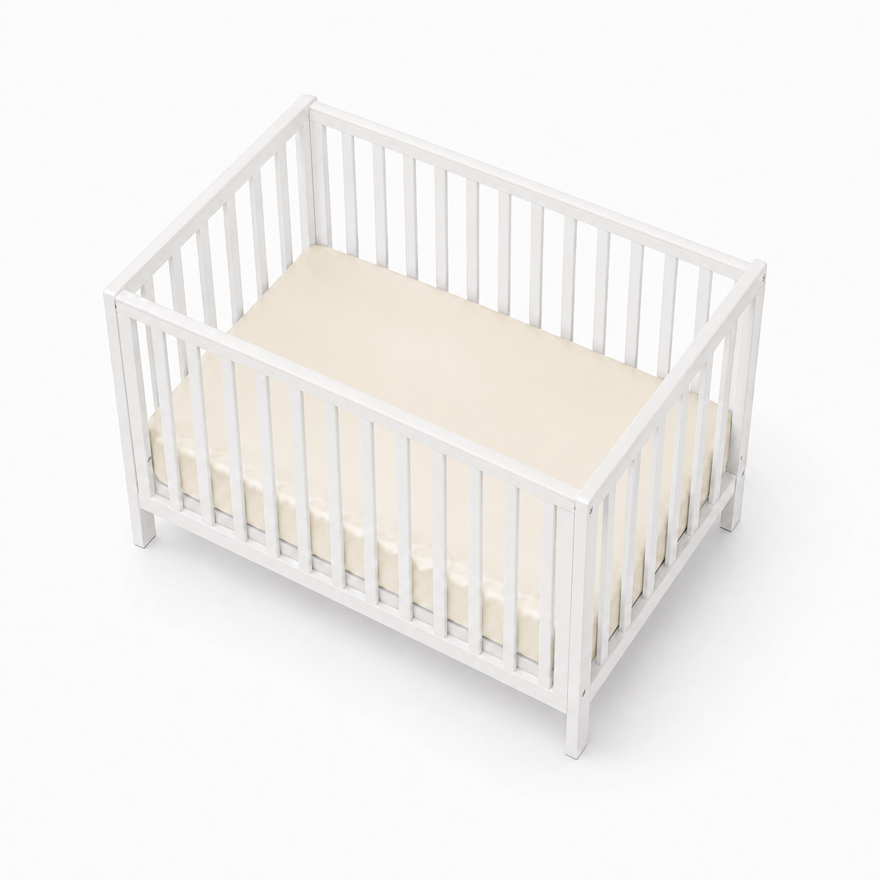 Ivory Standard Cot Silk Sheet