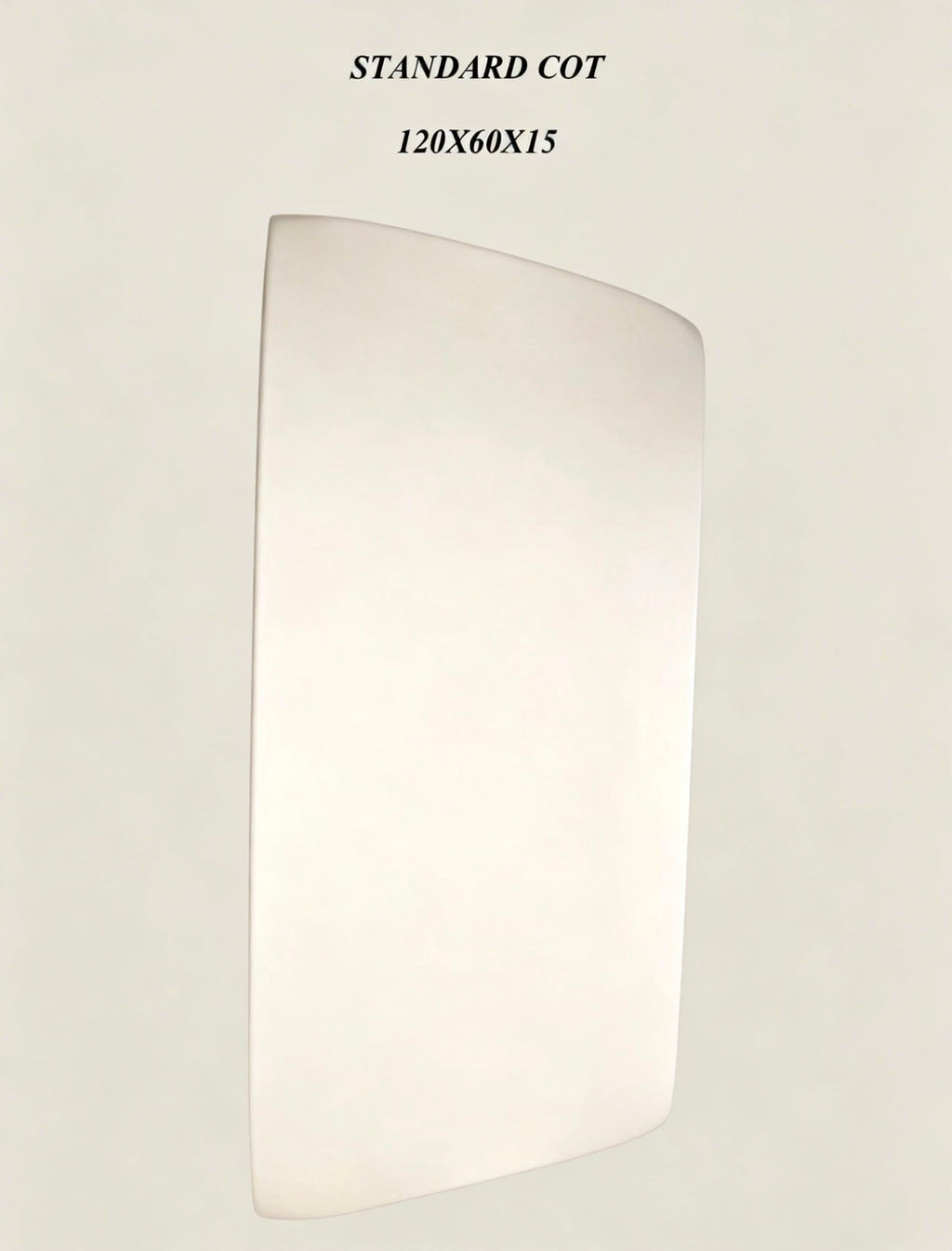 Ivory Standard Cot Silk Sheet