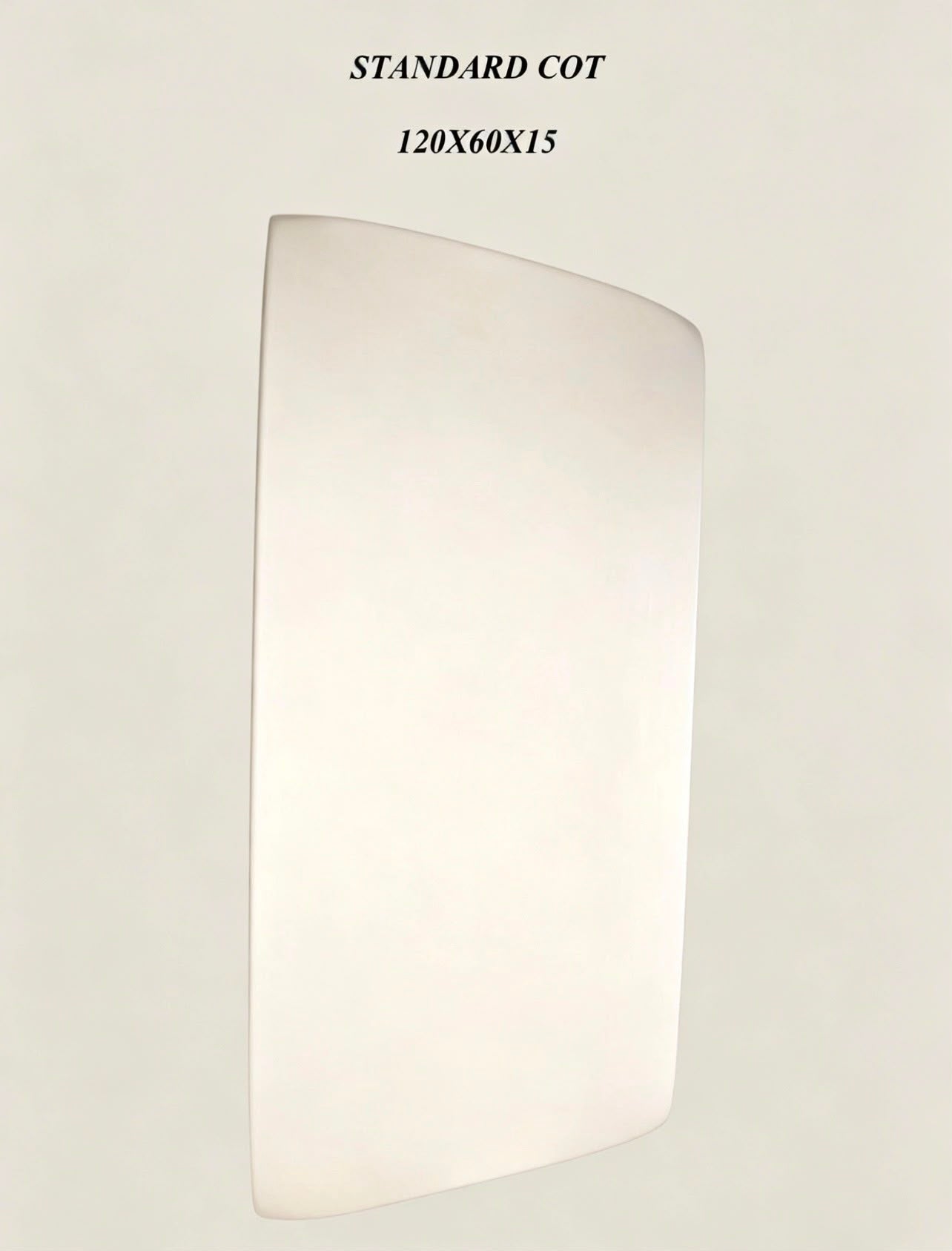Ivory Standard Cot Silk Sheet