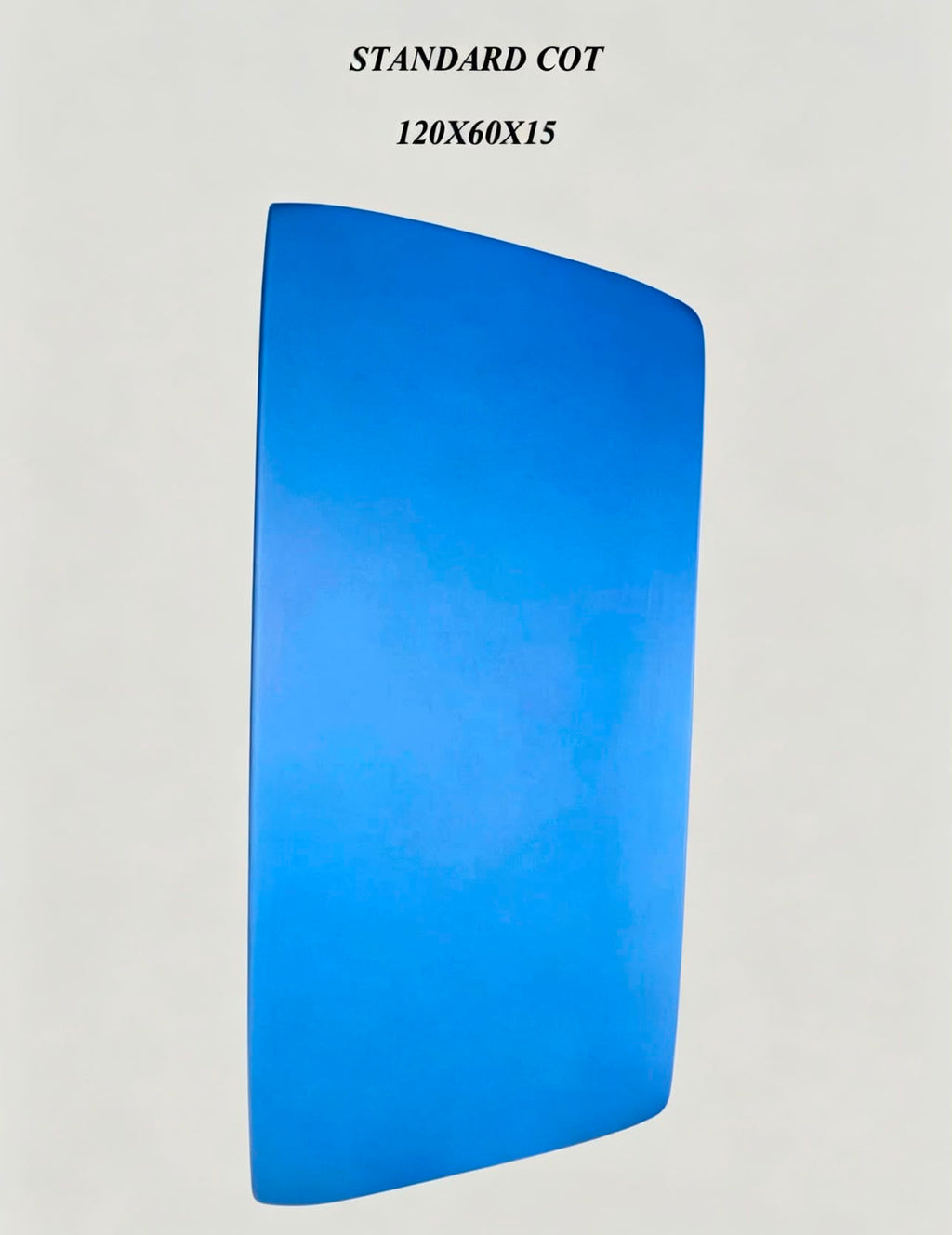 Sky Blue Standard Cot Silk Sheet